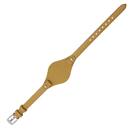 Echte Leder -Uhrenbandbänder für fossile ES3077 ES2830 ES3262 ES3060 Stylische Frauen Uhr Watch -Träger kleines Armband (Farbe: Rot, Größe: 8mm Goldverschluss) von CHCWR