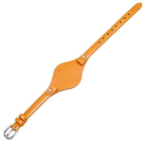Echte Leder -Uhrenbandbänder für fossile ES3077 ES2830 ES3262 ES3060 Stylische Frauen Uhr Watch -Träger kleines Armband (Farbe: Rot, Größe: 8mm Goldverschluss) von CHCWR