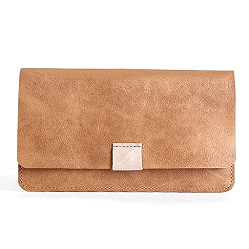 Kuhläden dünne Herrenkupplung, Handy Clutch Checkbook Handtasche Reißverschluss um Geldbörse Herrenbeutel Organizer von CHCWR