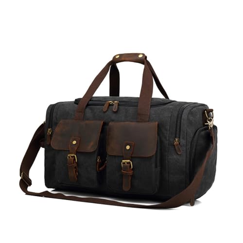 Leinwand große Kapazität Reisenbag Herren Handtasche Freizeitverschleiß widerstandsfähiger Schulter -diagonaler Gepäckbeutel von CHCWR