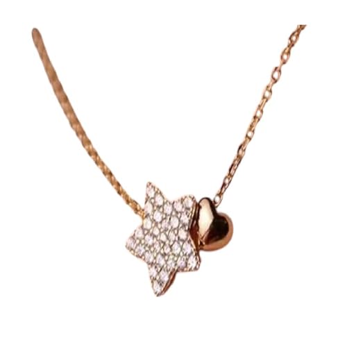 NEU 2025 Real 925 Sterling Silber Halskette süßer Star Herz Anhänger 18k Halskette für Frauen Hochzeit Statement Fein Dekoration Schmuck Luxus mit Ihnen Accessoires Trendy Best für Geschenk NEU 2025 Real 925 Sterling Silber Halskette süßer Star Herz Anhänger 18k Halskette für Frauen Hochzeit Statement Fein Dekoration Schmuck Luxus mit Ihnen Accessoires Trendy Best für Geschenk von CHCWR