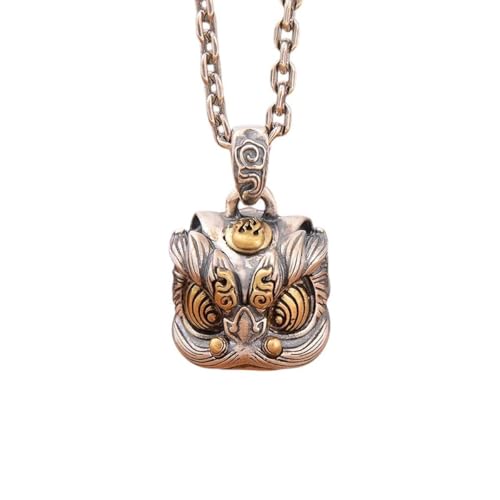 NEU 2025 UNISEX ETHNISCHER STYLE Löwe Anhänger Halskette für Männer Schmuck Erkenntnis von CHCWR