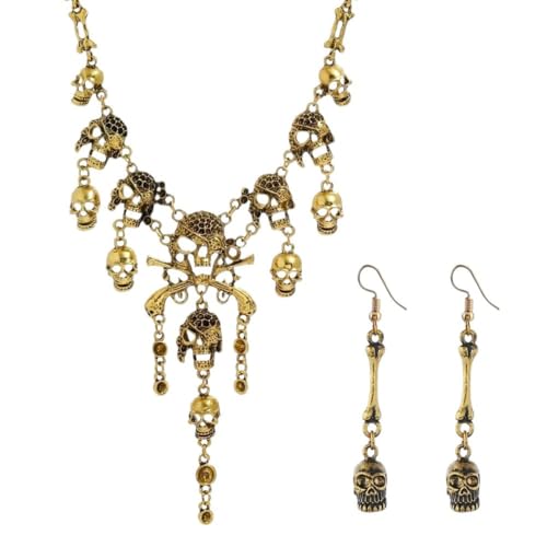 NEU 2026 UNISEX Halloween Schmuck Erkenntnisse Punk Vintage Quasten Halskette und Ohrringe für Frauen Party Accessoires Modetrendy Kreatives Geschenk für Frauen und Männer NEU 2026 UNISEX Halloween Schmuck Erkenntnisse Punk Vintage Quasten Halskette und Ohrringe für Frauen Party Accessoires Modetrendy Kreatives Geschenk für Frauen und Männer von CHCWR