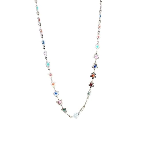 NEU 2026 UNISEX JUDELSY FUNKTIONIEREN BOLD BOLDELBLÖMUNG BLUME KANKE METAL HALSKLACK FÜR Women Choker Accessoires Korean Fashion Collar Trendy Kreatives Geschenk für Frauen und Männer von CHCWR