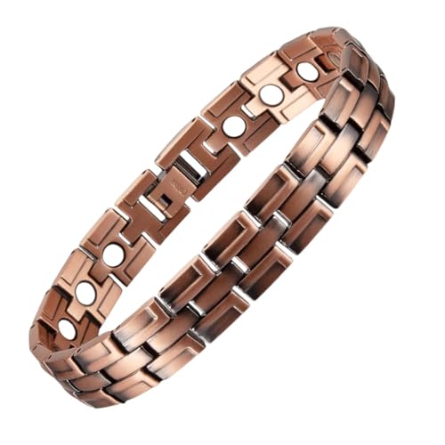 NEU 2026 UNISEX Magnitisches Armband reines Kupfer Armband Kettenkette Arthritis Energie Schmuck für Männer Frauen Dekoration Luxus mit Ihnen Accessoires Trendy kreativ für Frauen und Männer von CHCWR