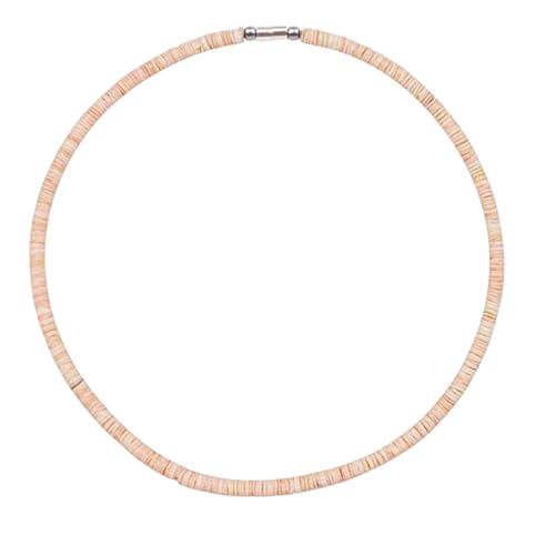 Neue 2025 Shell Halskette für Männer Frauen echte Muschel Halskette mit runden Clam Chip Shell Perlen Hawaiian Surfer Dekoration Schmuck Luxus mit für Sie Accessoires Trendy Creative Beste für von CHCWR