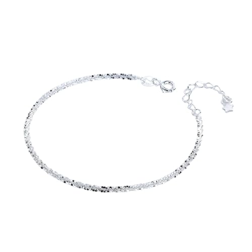 Neues 2025 S925 Sterling Silber Weibliche Armband 14K Gold plattiert 1,5 mm/1,8 mm Kettenarmbänder für Frauen ihr feiner Schmuck Hochzeit Geschenkdekoration Schmuck Luxuszubehör Trendy Best für von CHCWR