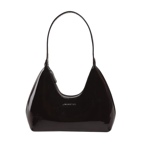 Patentleder Geldbeutel, Schulter -Tasche Bagy2k Hobo Handtaschen, vielseitige Halbzug Tasche Freizeitmodische Umhängetasche SATC von CHCWR