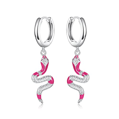 Ringe Frauen, Schlangenohrschnallen für Frauen Schlangen Anhänger Drop Ohrringe Statement Juwely Party Geschenk Ringe Frauen, Schlangenohrschnallen für Frauen Schlangen Anhänger Drop Ohrringe Statement Juwely Party Geschenk von CHCWR