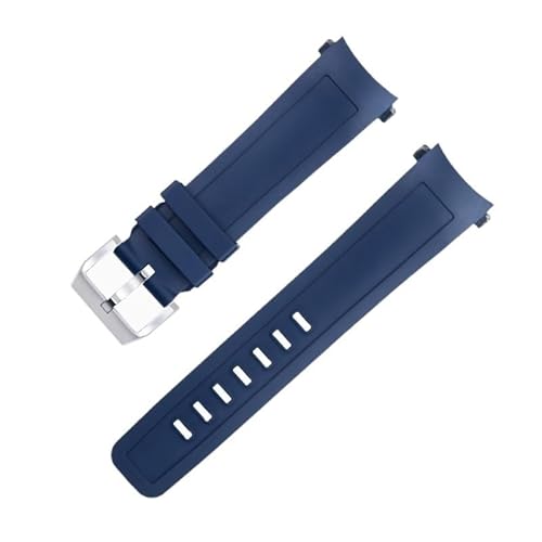 Uhrenarmband für IWC-Armband Aquatimer-Familie, Fluorkautschuk, gebogenes Ende, 22 mm, Schnellverschluss-Uhrenarmband, Einheitsgröße, A von CHCWR
