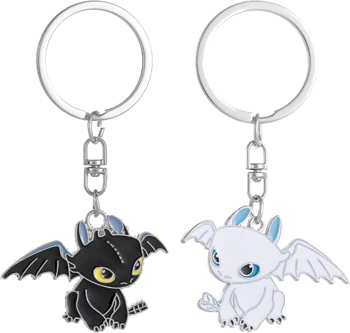CHDINLL Senidea Dragons Toothless Keychain Paare Geschenk Paare Geschenk Schlüsselanhänger, süßes Geschenk für Valentinstag, Weihnachten, Hochzeit CHDINLL Senidea Dragons Toothless Keychain Paare Geschenk Paare Geschenk Schlüsselanhänger, süßes Geschenk für Valentinstag, Weihnachten, Hochzeit von CHDINLL