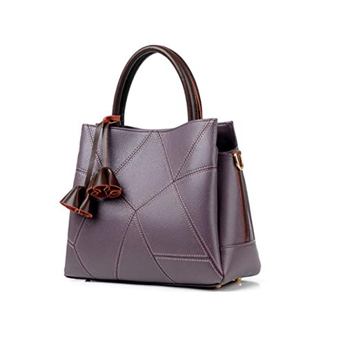 CHDWEY Damen Handtaschen Damen-Handtasche, Mama-Handtasche, Messenger Bag, New Bag, mittlere Alter weibliche Beutel, Art und Weise Schultertasche, Großraum-Mutter-in-Law-Tasche(Pink) von CHDWEY