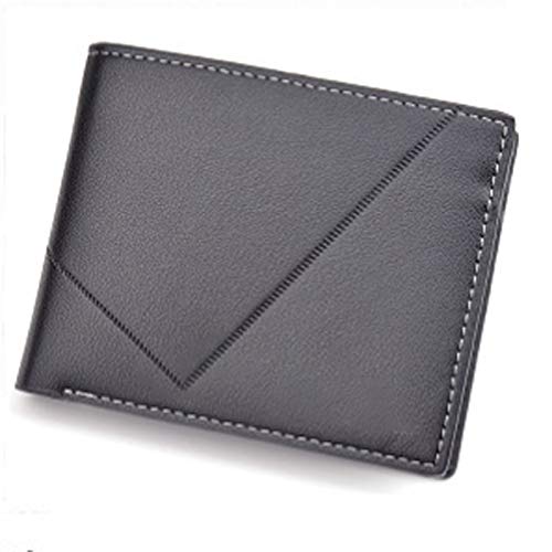 CHDWEY Herren Geldbörse Herren Geldbörsen Neu Ultra-Thin Geldbörse Zipper Horizontal Business Multi-Card Jugendbörsen von CHDWEY