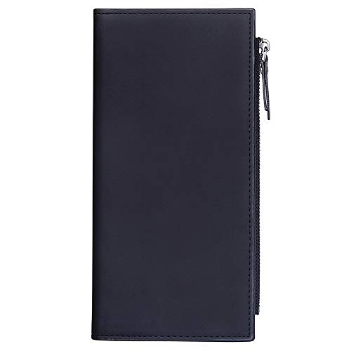 CHDWEY Herren Geldbörse Mode Herren Geldbörse Multi-Card Slots Holder Visitenkarte Klassisches Leder Lange Zipper Münzen Handtasche Telefon Tasche Herren Tasche Clutch von CHDWEY