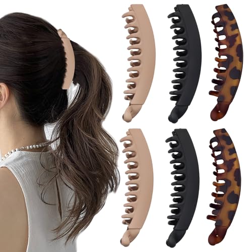 6 Stück Banane Clip Vintage Bananenspange Bananenklammer für Damen von CHDZSW
