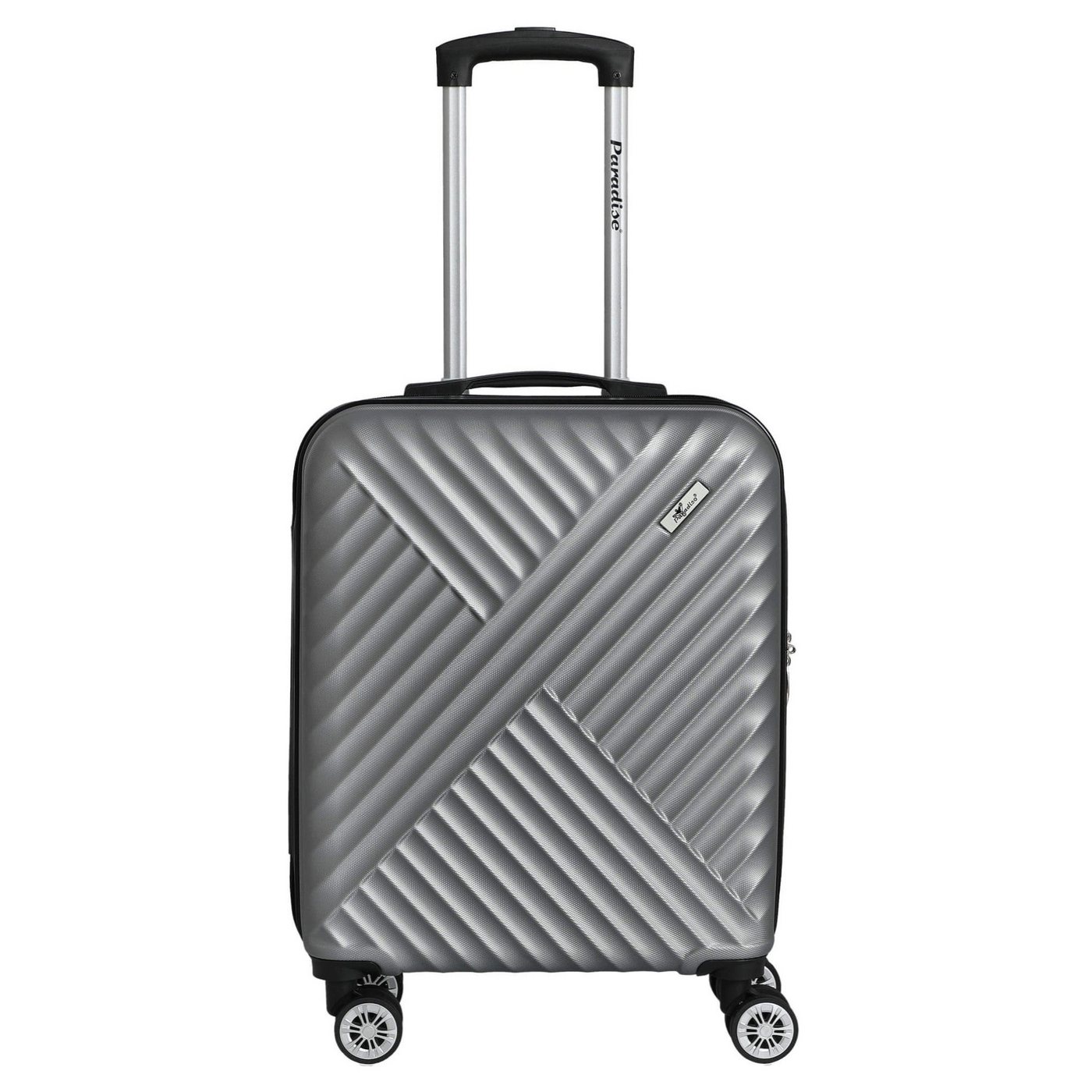 CHECK.IN® Handgepäck-Trolley Kingston - 4-Rollen-Kabinentrolley 55 cm (silber), 4 Rollen Rollen von CHECK.IN®