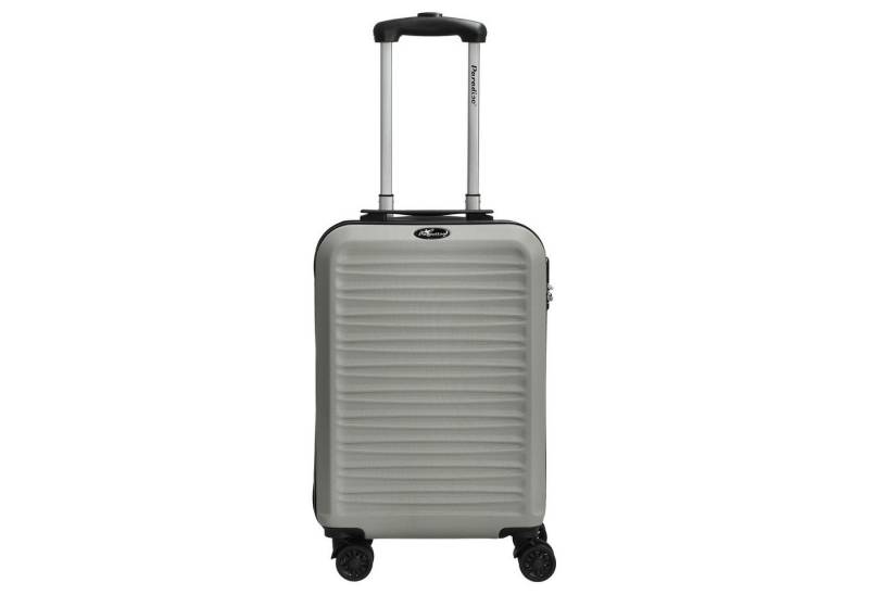 CHECK.IN® Handgepäck-Trolley Paradise by Havanna 2.0 - 4-Rollen-Kabinentrolley 55 cm (silber), 4 Rollen Rollen von CHECK.IN®