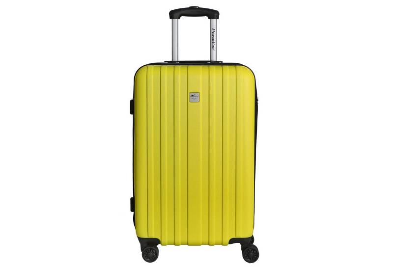 CHECK.IN® Koffer Aurora - 4-Rollen-Trolley 67 cm (zitronengelb), 4 Rollen Rollen von CHECK.IN®