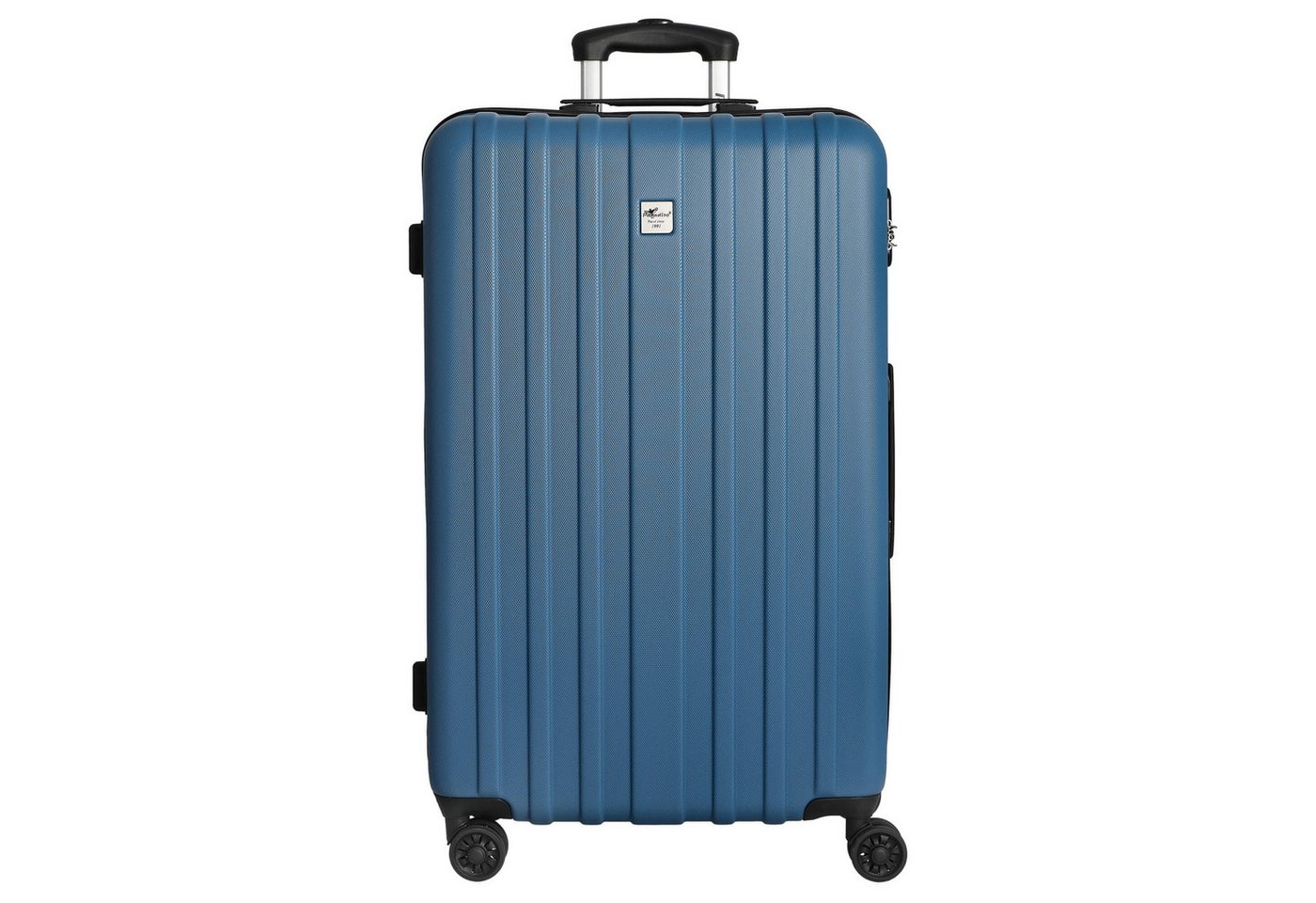 CHECK.IN® Koffer Aurora - 4-Rollen-Trolley 76 cm (azurblau), 4 Rollen Rollen von CHECK.IN®