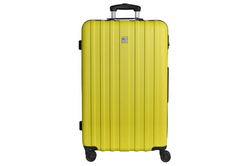 CHECK.IN® Koffer Aurora - 4-Rollen-Trolley 76 cm (zitronengelb) von CHECK.IN®