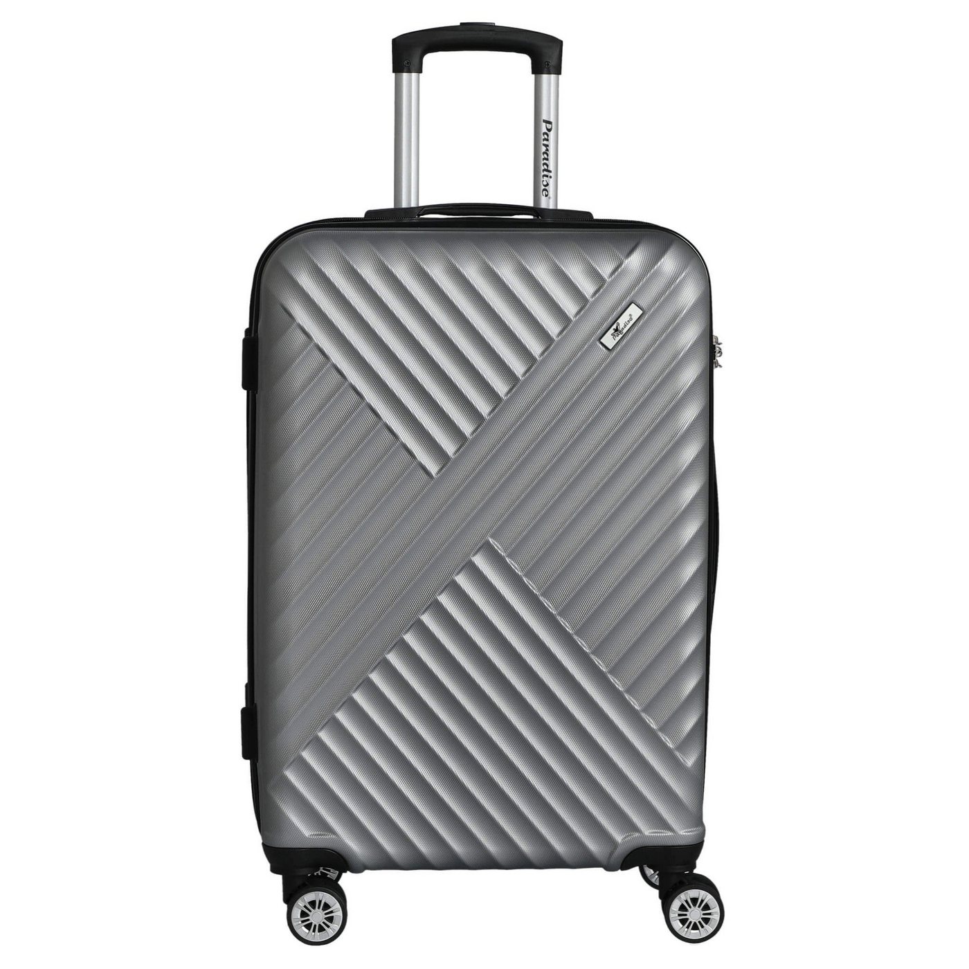 CHECK.IN® Koffer Kingston - 4-Rollen-Trolley 67 cm (silber), 4 Rollen Rollen von CHECK.IN®