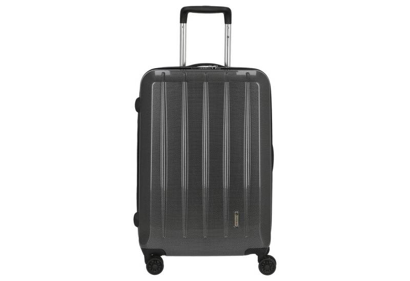 CHECK.IN® Koffer London 2.0 - 4-Rollen-Trolley 67 cm (carbon schwarz), 4 Rollen Rollen von CHECK.IN®