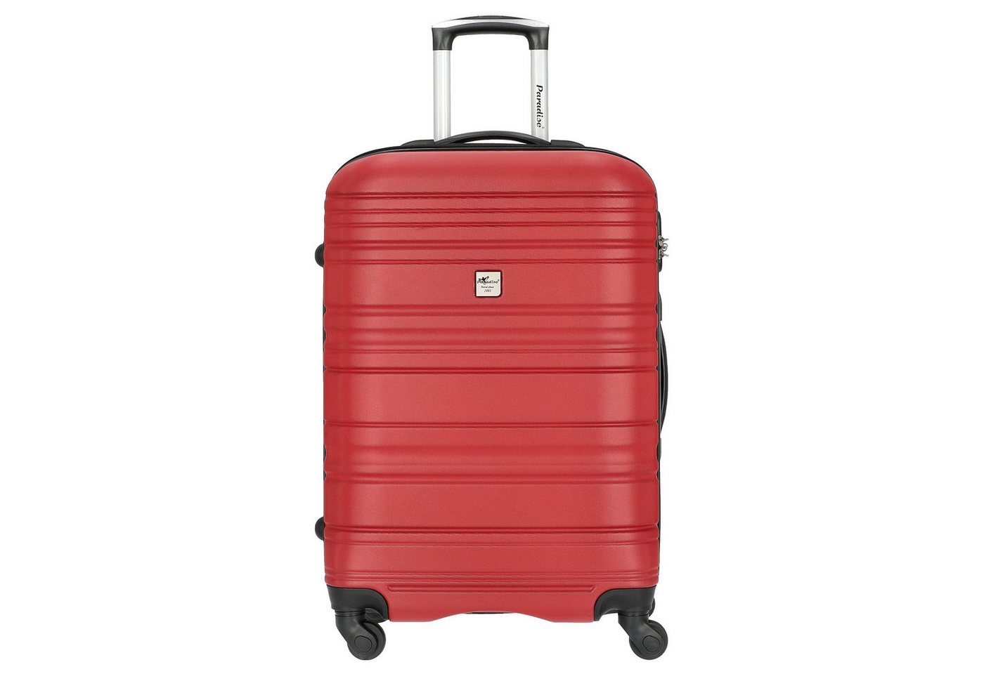 CHECK.IN® Koffer Santiago - 4-Rollen-Trolley 66 cm (rot), 4 Rollen Rollen von CHECK.IN®