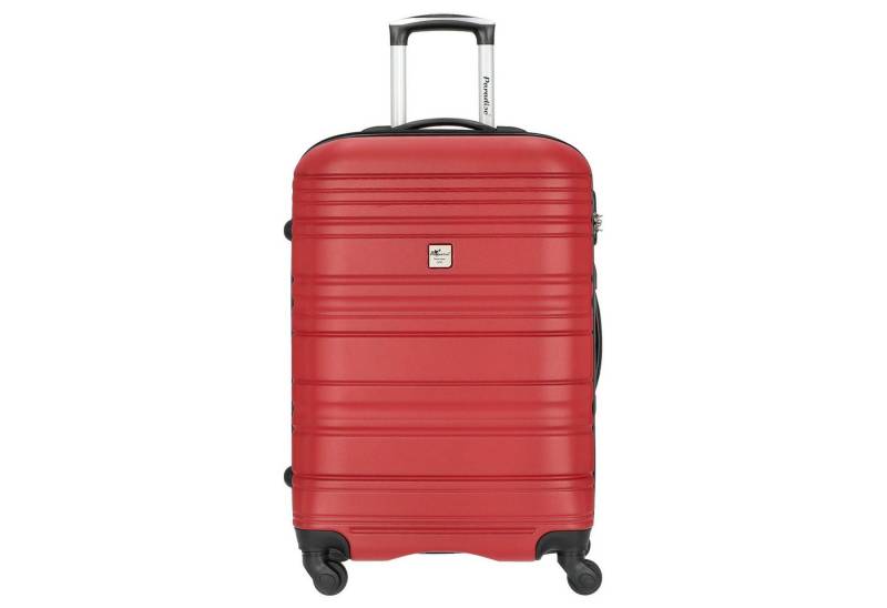 CHECK.IN® Koffer Santiago - 4-Rollen-Trolley 66 cm (rot), 4 Rollen Rollen von CHECK.IN®