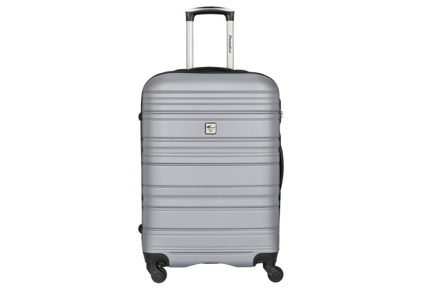 CHECK.IN® Koffer Santiago - 4-Rollen-Trolley 66 cm (silber), 4 Rollen Rollen von CHECK.IN®