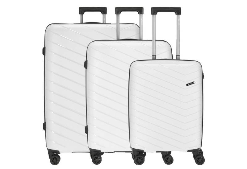 CHECK.IN® Kofferset Orlando - Trolley-Set 3tlg. (weiß), 4 Rollen Rollen von CHECK.IN®