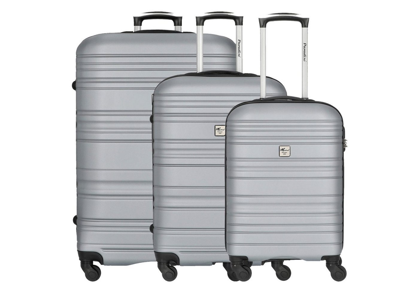 CHECK.IN® Trolley Santiago - 4-Rollen-Trolley Set 3tlg., 4 Rollen von CHECK.IN®