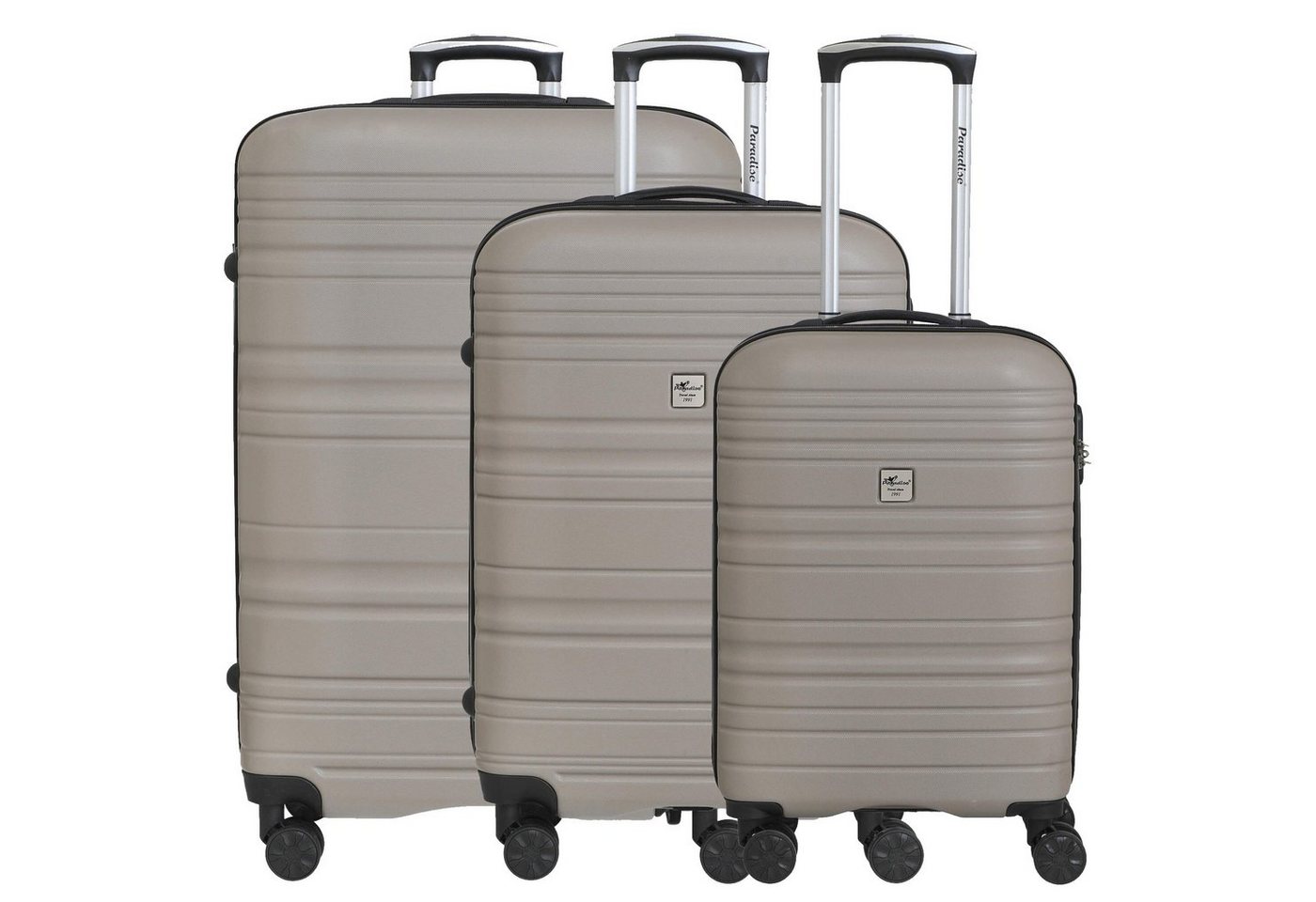 CHECK.IN® Trolley Santiago 2.0 - 4-Rollen-Trolley Set 3tlg., 4 Rollen von CHECK.IN®