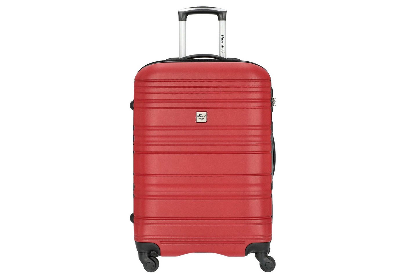 CHECK.IN® Trolley Santiago - 4-Rollen-Trolley 66 cm (rot), 4 Rollen von CHECK.IN®
