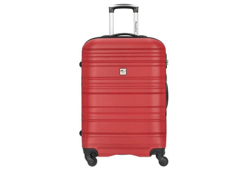 CHECK.IN® Trolley Santiago - 4-Rollen-Trolley 66 cm (silber), 4 Rollen von CHECK.IN®
