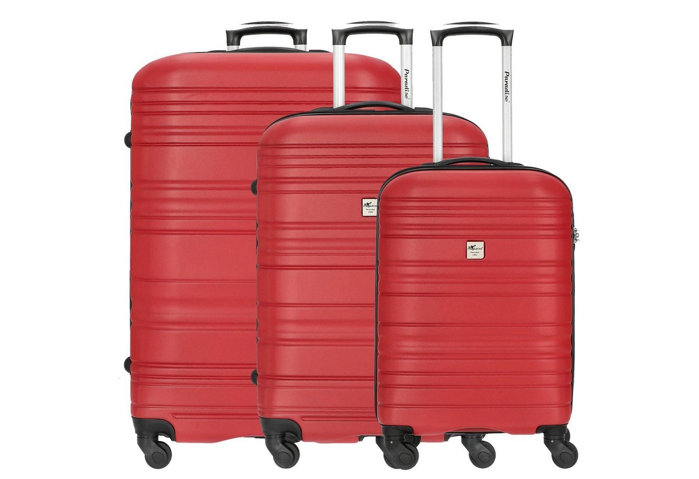 CHECK.IN® Trolley Santiago - 4-Rollen-Trolley Set 3tlg., 4 Rollen von CHECK.IN®