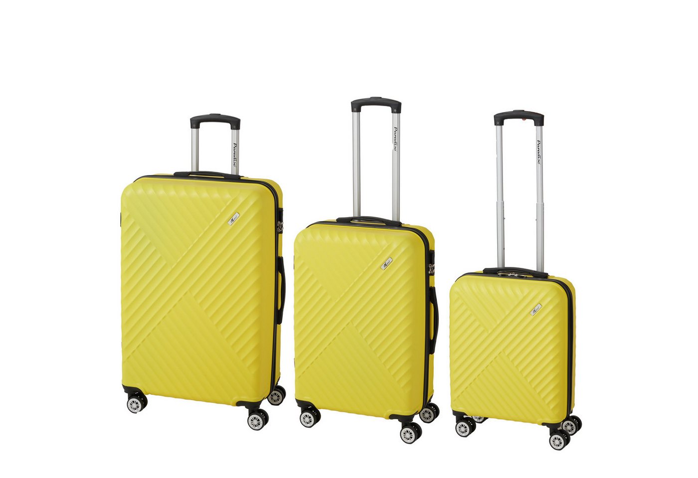 CHECK.IN® Trolleyset - 3-teilig Leichtgewicht! Schloss Doppelr. 2 J. Gar. 10 Farben von CHECK.IN®
