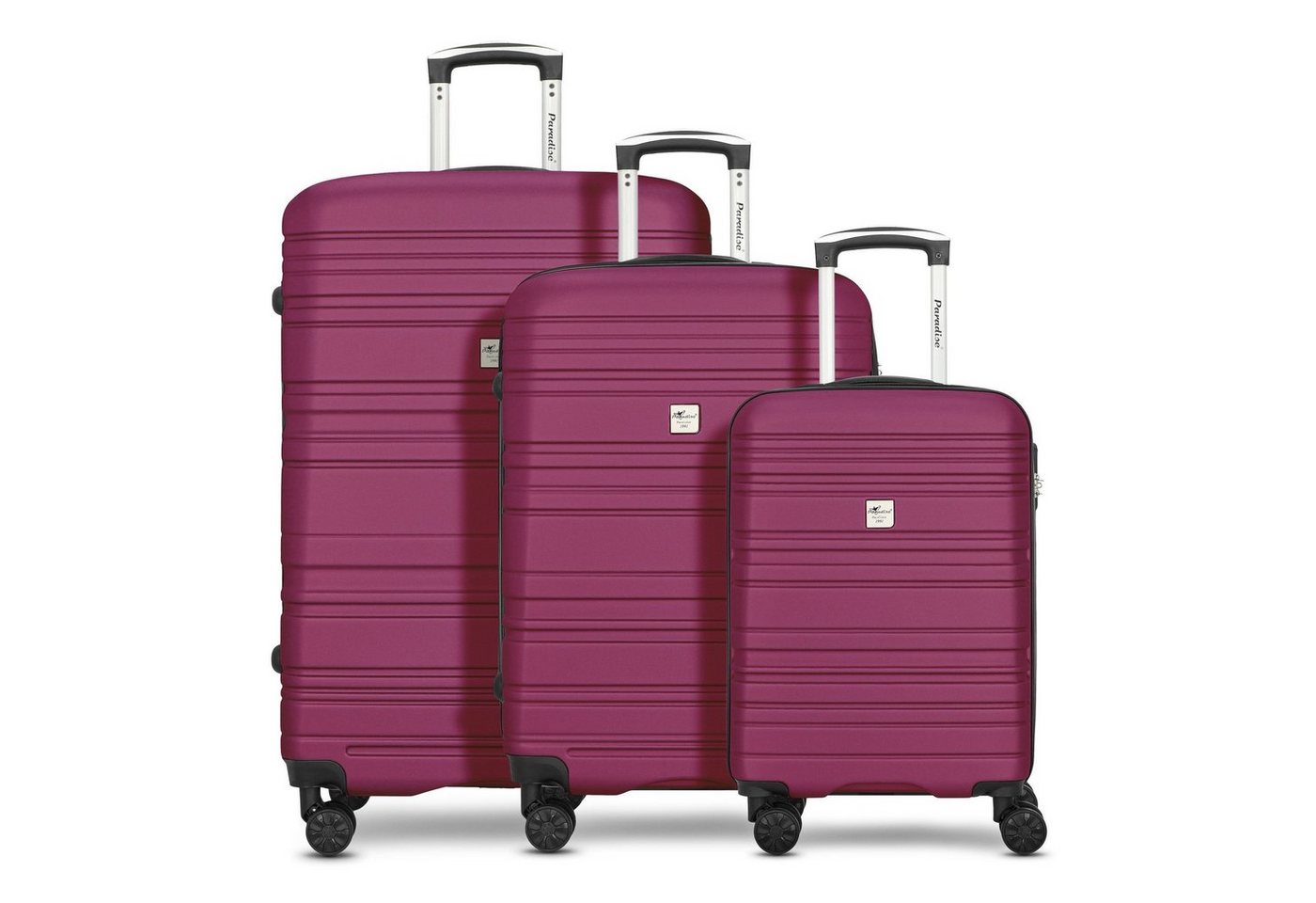 CHECK.IN® Trolleyset Paradise, 4 Rollen, (3-teilig, 3 tlg), ABS von CHECK.IN®