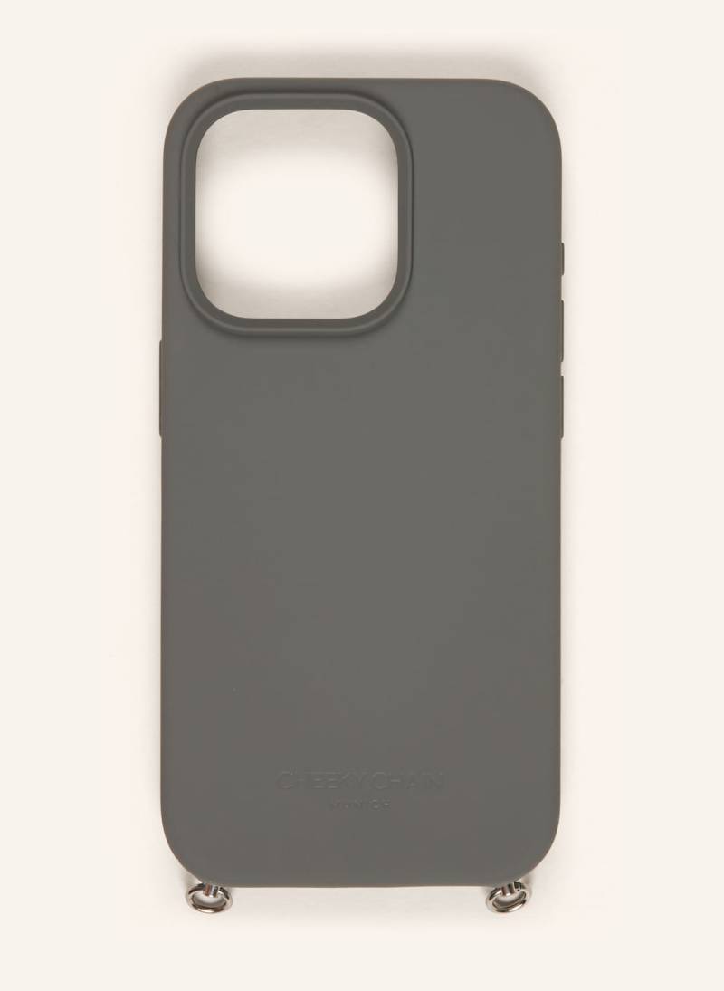 Cheeky Chain Munich Smartphone-Hülle grau von CHEEKY CHAIN MUNICH