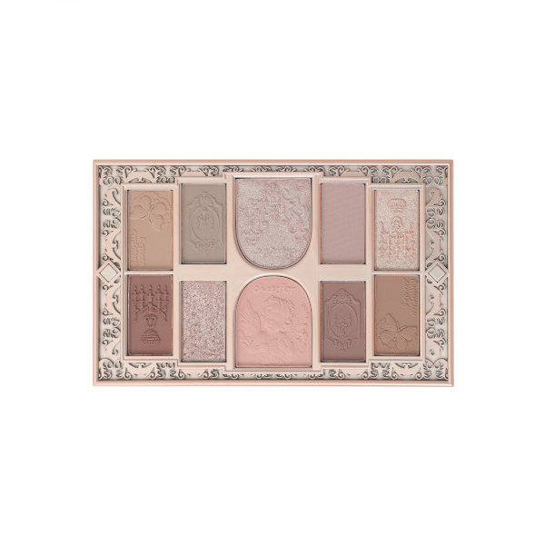 CHEERFLOR - Brilliant Secret Series 10-Color Frame Eyeshadow Palette - 10g - CFR961 Smoky Rose von CHEERFLOR