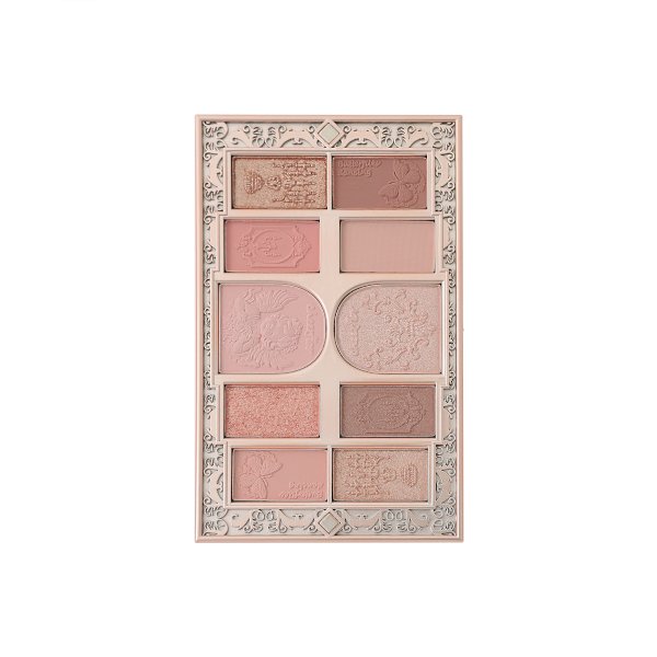 CHEERFLOR - Brilliant Secret Series 10-Color Frame Eyeshadow Palette - 10g - CFR962 Spring Peach von CHEERFLOR