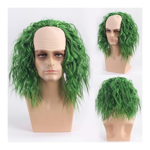 Perücken für Männer Master of Hell: 2Cos Green – Ihre ultimative Transformation for die Gruselsaison Perücke von CHENGAIJIAN