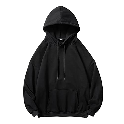 CHENGZI Sweatjacke Herren Oversized Vintage Kapuzenpulli Bunt Sweatshirt Herren Oversized Baumwolle Kapuzensweatshirt Hoodies Herren Pullover Oversize Hoody Zip Vintage Sweater Herren 90s von CHENGZI