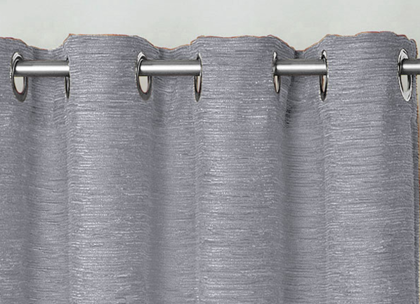 Fensterdekoration aus schwerer Thermo-Chenille-Qualität, mit Ösen, Größe 464 (H245xB270 cm), Rosé von CHENILLE