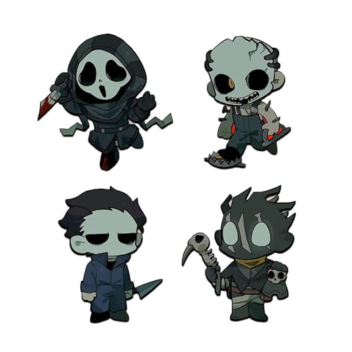 4 Dead Daylight Abzeichen Spiel Figuren Acryl Badge Pins Dead Daylights Dekorationen von CHENJIRA