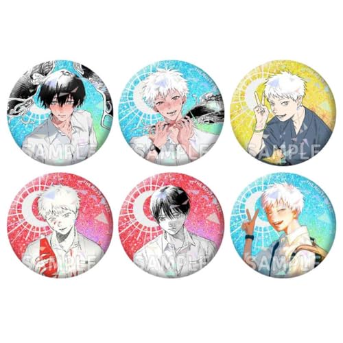 6 Summer HikaruDied Abzeichen Anime Figuren Tinplate Badge Niedlich Pins Dekorationen - Mehrfarbig 58MM von CHENJIRA