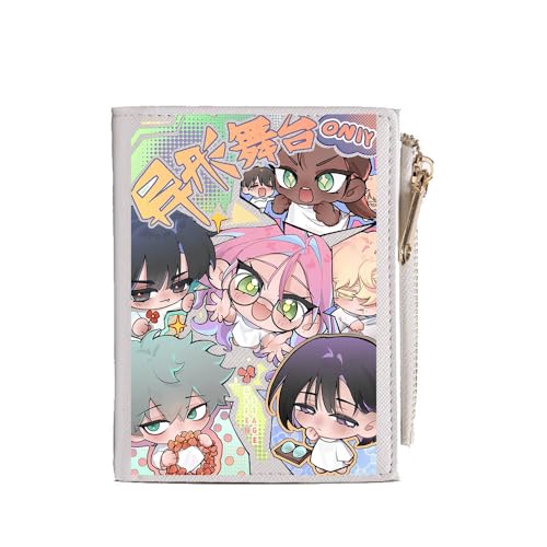 CHENJIRA Alien Stages Geldbörse Anime Alien Stages Poster Mehrschichtige Geldbeutel Bunt Bedruckte Aufbewahrungstasche (F) von CHENJIRA