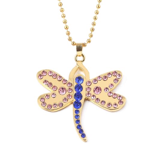 Coralins Libelle Halskette Cartoon Film Figuren Libelle Cosplay Schmuck - Gold Metall von CHENJIRA
