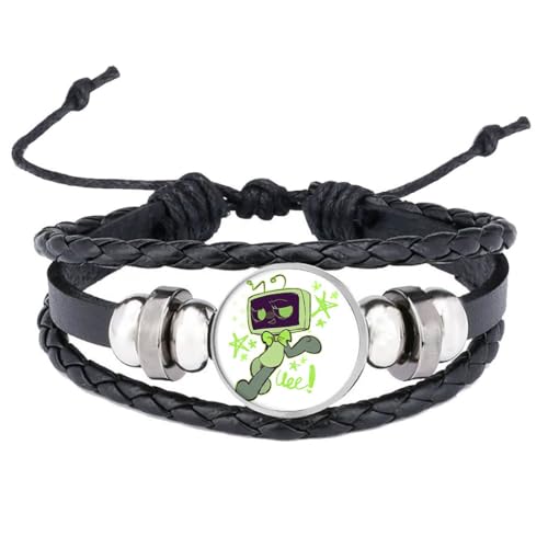 CHENJIRA Dandys Worlds Armbänder Vintage Punk Leder Armreif Fashion Compilation Leder Armband Schmuck (C) von CHENJIRA