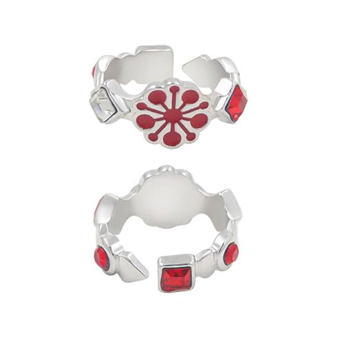 CHENJIRA Ghost Slayers Ringe Anime Figuren Cosplay Ring Ghost Killing Einstellbare Öffnung Schmuck (D) von CHENJIRA