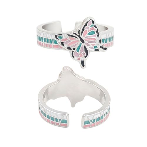 CHENJIRA Ghost Slayers Ringe Anime Figuren Cosplay Ring Ghost Killing Einstellbare Öffnung Schmuck (E) von CHENJIRA